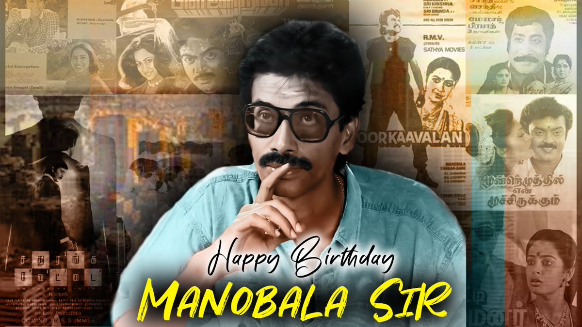 MBWastePaper's tweet photo. Wishing you a many more Happy returns of the day @manobalam sir https://t.co/9otTN765bv
