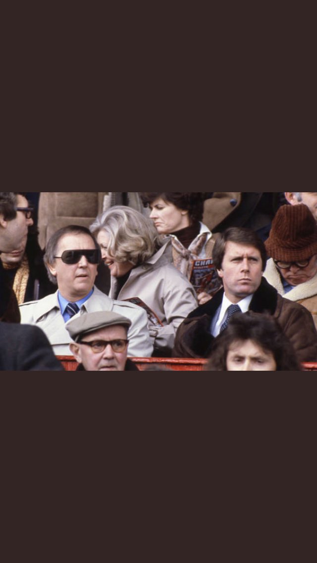 Happy 80th Birthday to Sir Geoff Hurst here with Dad in the Charlton Athletic Director s Box 1980  