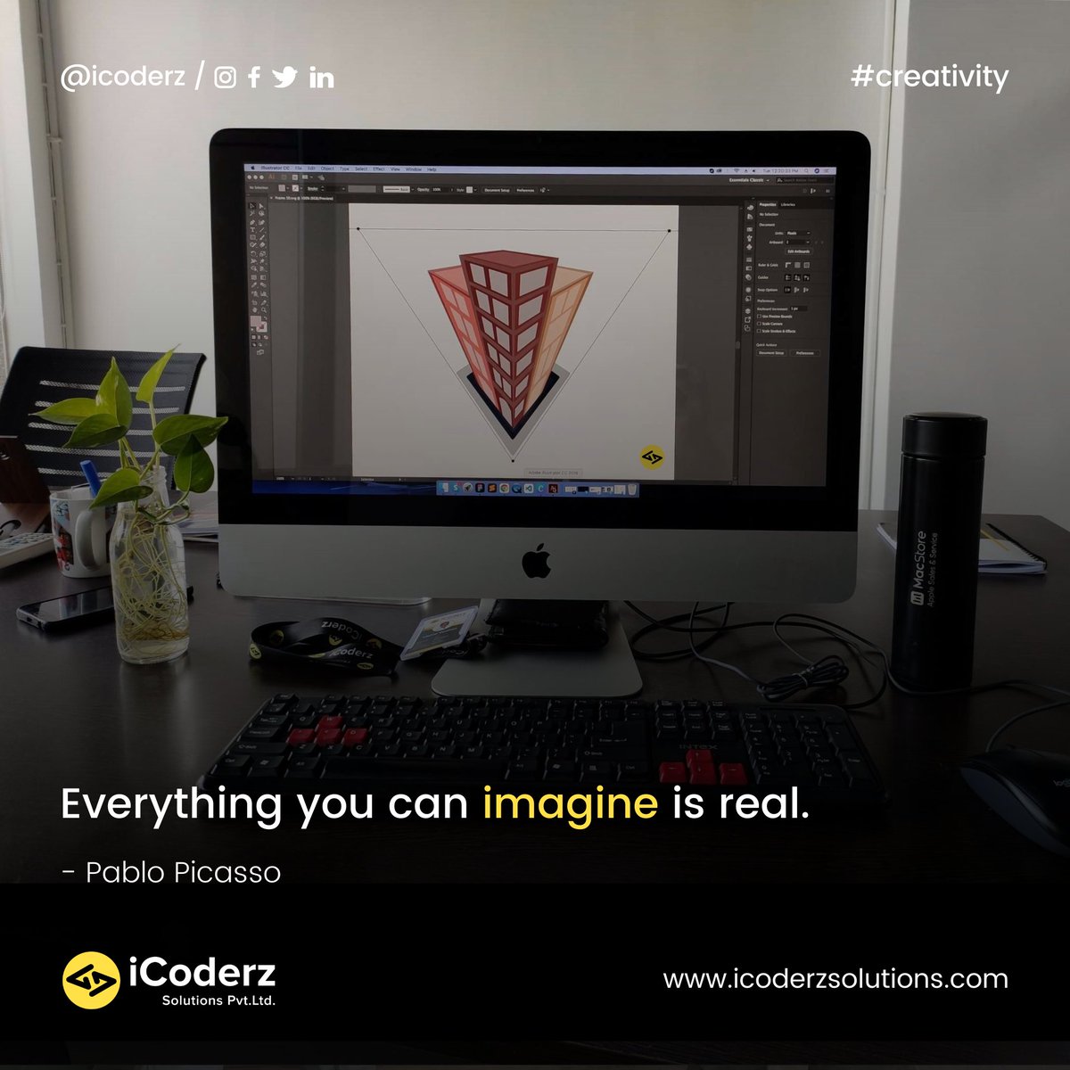 icoderzharshil's tweet image. “Doing the best at this moment puts you in the best place for the next moment.”
– Oprah Winfrey
Here’s our workspace inspiration!
Be sure to follow us @icoderz 

#cleansetups #desk #desktopsetup #officialsetups #minimalsetups #pcsetups #desksetups #icoderz #icoderzfamily.  .