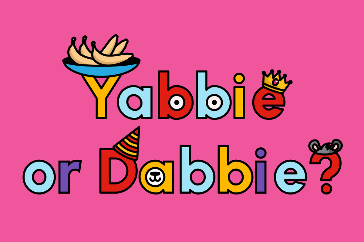 Did you know that Yabbie Dabbies were created as a binary creatures? Check your trait legend to see if you own "Yabbie" or "Dabbie"!

✅ yabbiedabbies.com/my-collection

#NFTs #NFTCommunity  #nftartgallery #NFTartwork #Arbitrum #Layer2