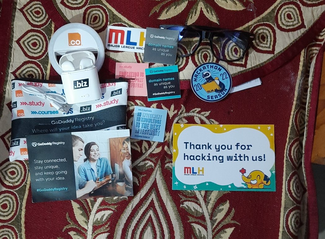 rockstarabhipy's tweet image. Jus recieved my @GoDaddyRegistry swags
Thank you @MLHacks @GoDaddy @GoDaddyRegistry 

#hackfit
#mlhswags