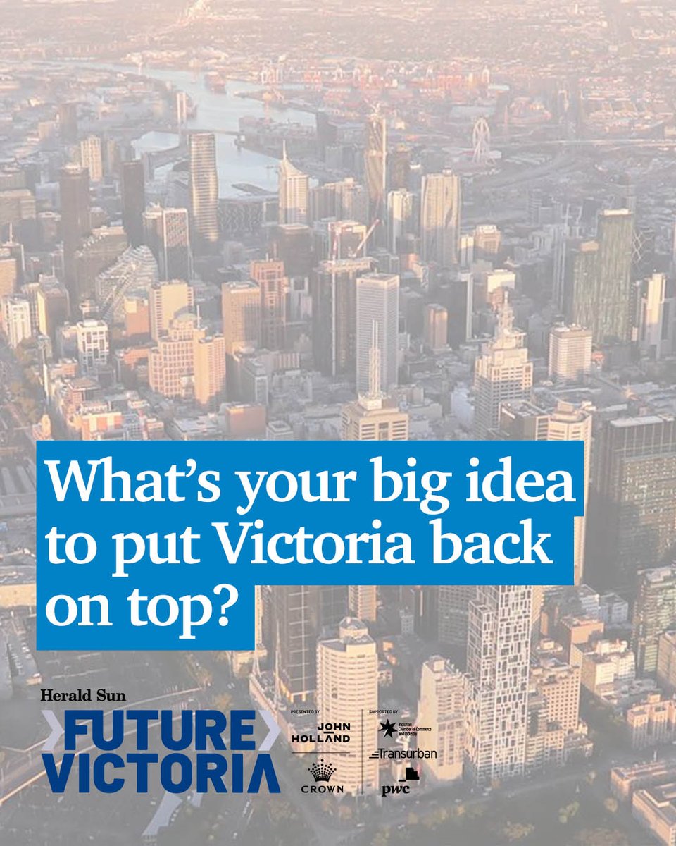 theheraldsun's tweet photo. A giant Warnie, fast trains, an even bigger MCG and investment in medical science are among the weird and wonderful big ideas to reboot our state.

Politics aside, tell us what your big idea is to put Victoria back on top.

#Melbourne #Victoria #FutureVictoria https://t.co/YhkctH26U9