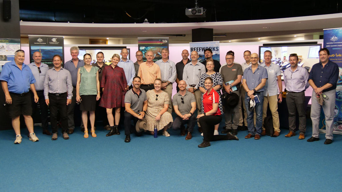 aims_gov_au's tweet photo. Wonderful to show @QDSAlliance around AIMS HQ in #Townsville today, including #ReefWorks, Australia’s first tropical marine technology test range specialising in #uncrewed vehicles #AI #autonomous systems.
More about ReefWorks: https://t.co/EzKZr9zBhE
@melanieqld https://t.co/fBlmSI02FF