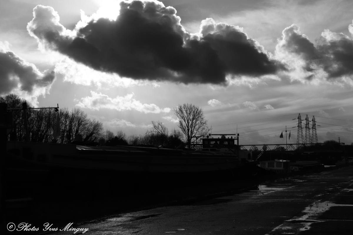 photos_yves's tweet photo. Canal de la Deule Parc des Ansereuilles. Fin après-midi de décembre. Cnon EOS 77D Monochrome (pas de post-production) #photography #photosyves   #photography #blackandwhitephotography #deule #peniches https://t.co/QqRyQRQvgT