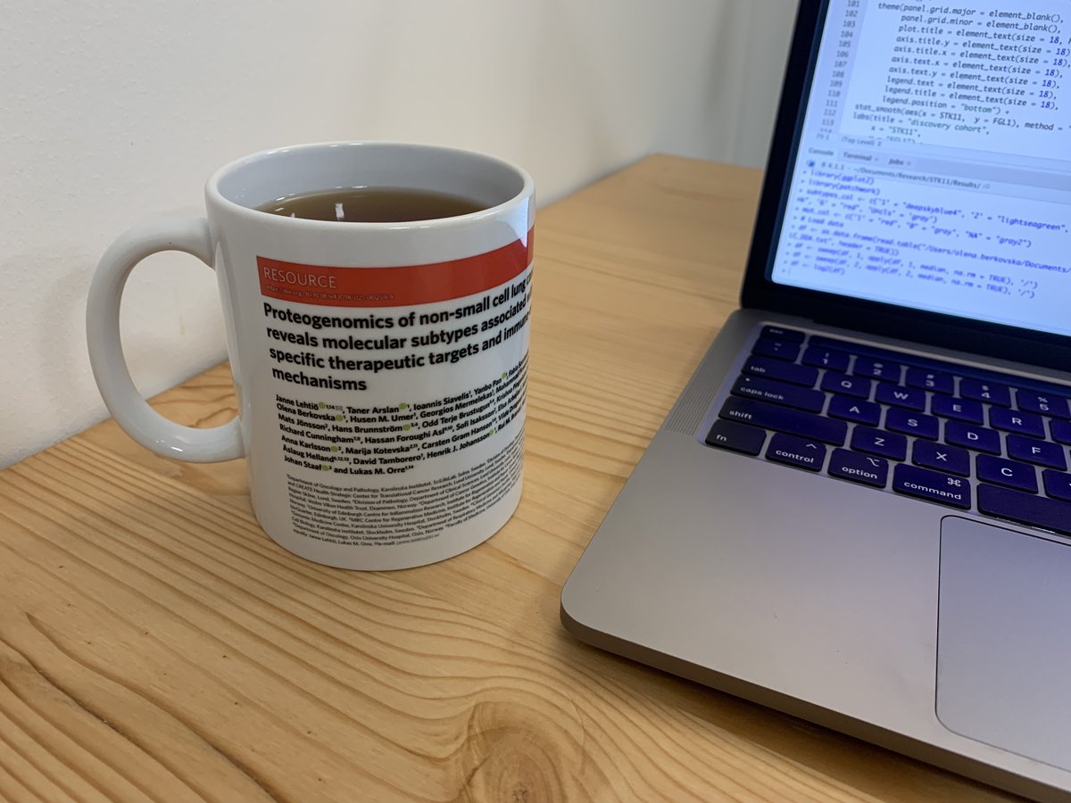 When you love your paper so much that you want to start your mornings with it 🤩☕️ rdcu.be/cBV6u #PhDLife