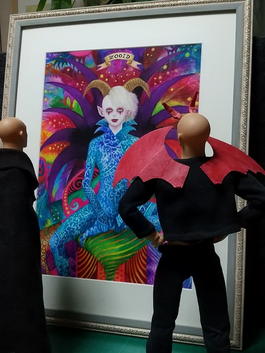 zooidmania's tweet photo. これ出しまーす😈🖼️✨
#藝術的悪魔考 #ZOOID #悪魔絵 https://t.co/8vN7BNM6nV