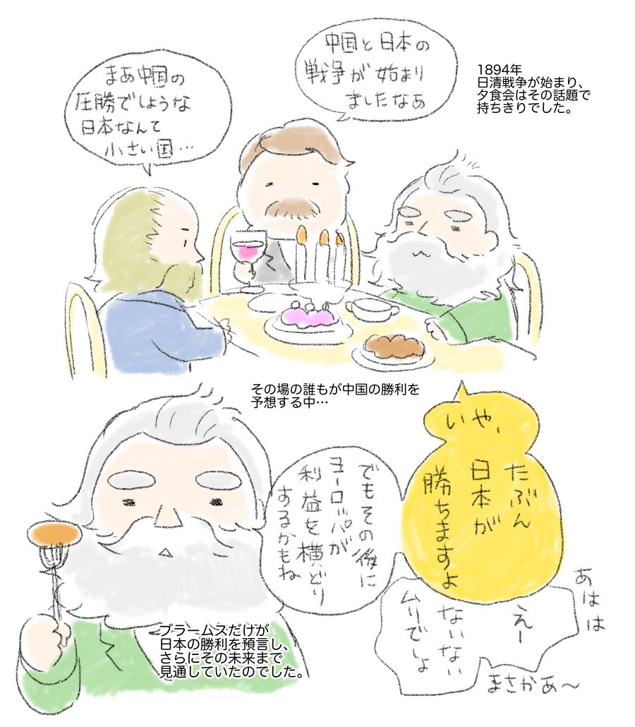 先が読める男ブラームス 