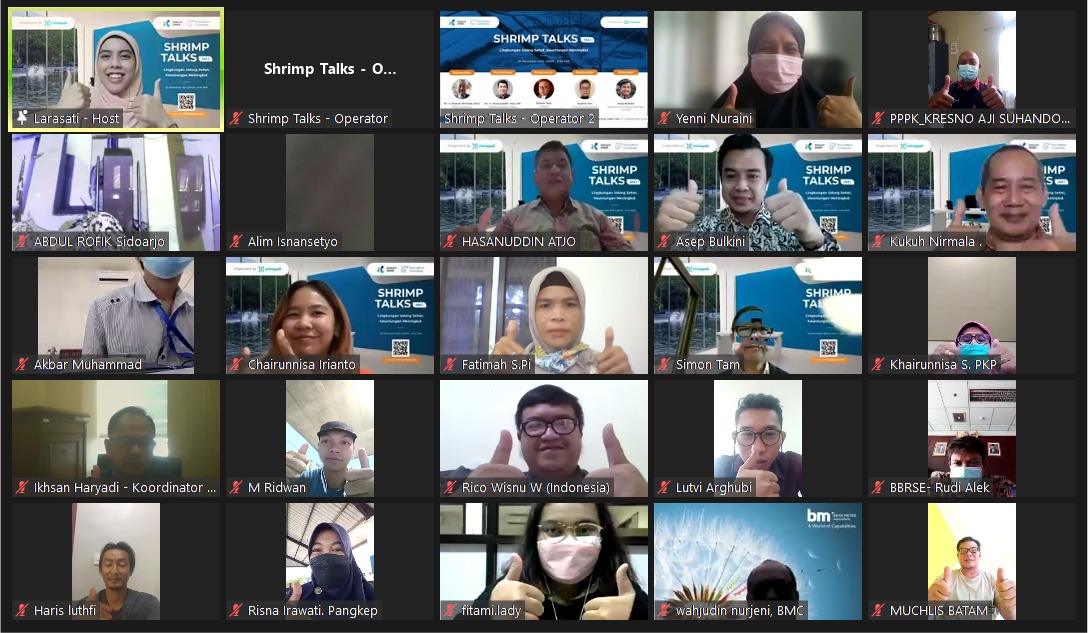 LifeSciencePro's tweet photo. Education continues to be an important factor to familiarize the application of responsible shrimp farming principles.

Here are some snippets full of happy faces and educational material from our respected speakers. Needless to say, Shrimp Talks Vol. 1 webinar was a blast! 😁🦐 https://t.co/iW6wiJjQ6V