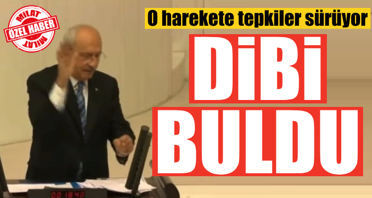 CHP Genel Başkanı Kılıçdaroğlu, meclis çatısı altında yaptığı el hareketiyle siyasetteki seviyeyi iyice düşürdü
milatgazetesi.com/haber/dibi-bul…