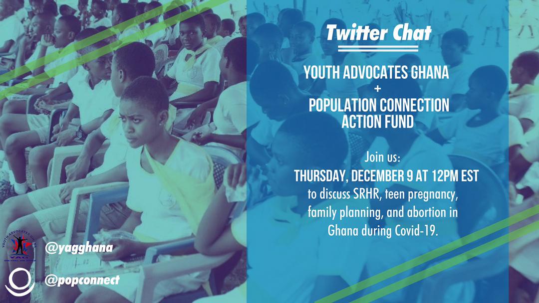 AmetepeyFrancis's tweet photo. COVID-19 is definitely not over, &amp; countries around the world are still experiencing gaps in #SRHR care as a result. Join @popconnect in a discussion with @yagghana to discuss what’s been happening in their communities: Thursday, December 9, at 5:00 GMT. #Fight4HER #16Days #YAG https://t.co/QFmTE4bQ9h
