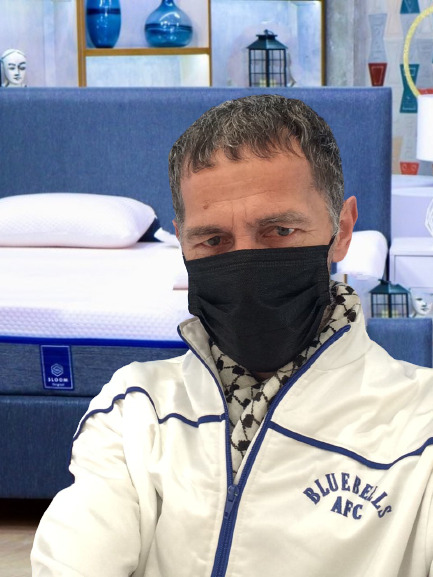 Maradalona's tweet photo. @expressoshow I always position myself on the side which help with airways to stay open and reduce snoring #SloomSleep https://t.co/VVKtat7iOO