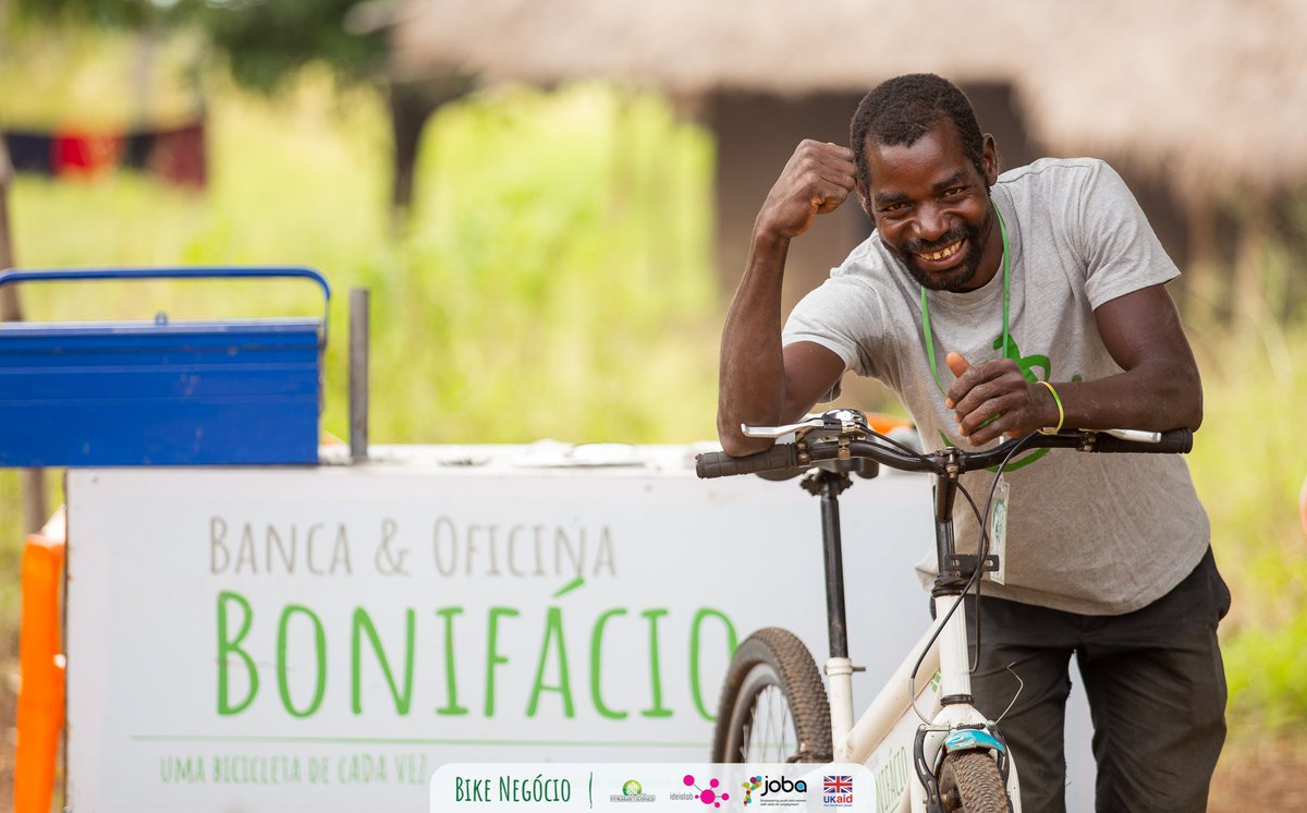 Mozambikes's tweet photo. For the Bonifácio to have its own bicycle workshop is the conquest of a dream come true.
Para o Bonifácio ter a sua própria oficina de bicicletas é a conquista de um sonho realizado.
#Mozambikes #onebicycleattime #joba #ukaid #ideialab https://t.co/usDX3oZCNm