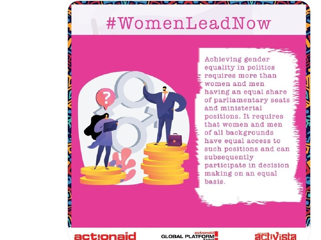 End Sexism against women in leadership. #WomenLeadNow