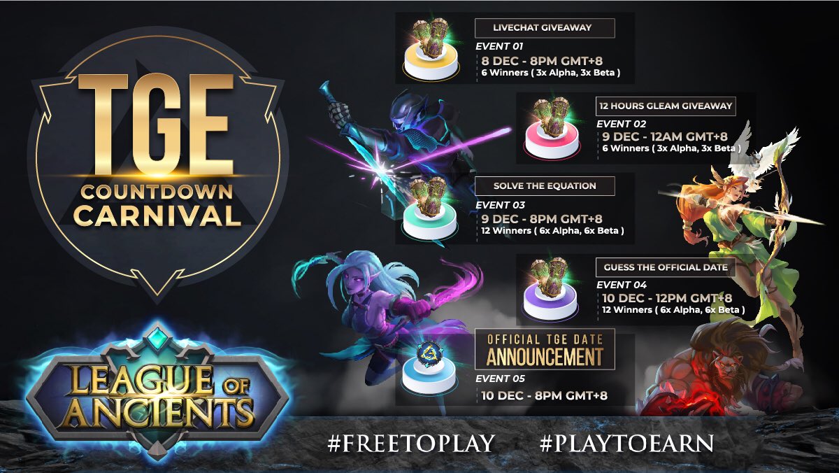 League Of Ancients Official 🪙 $LOA tweet media