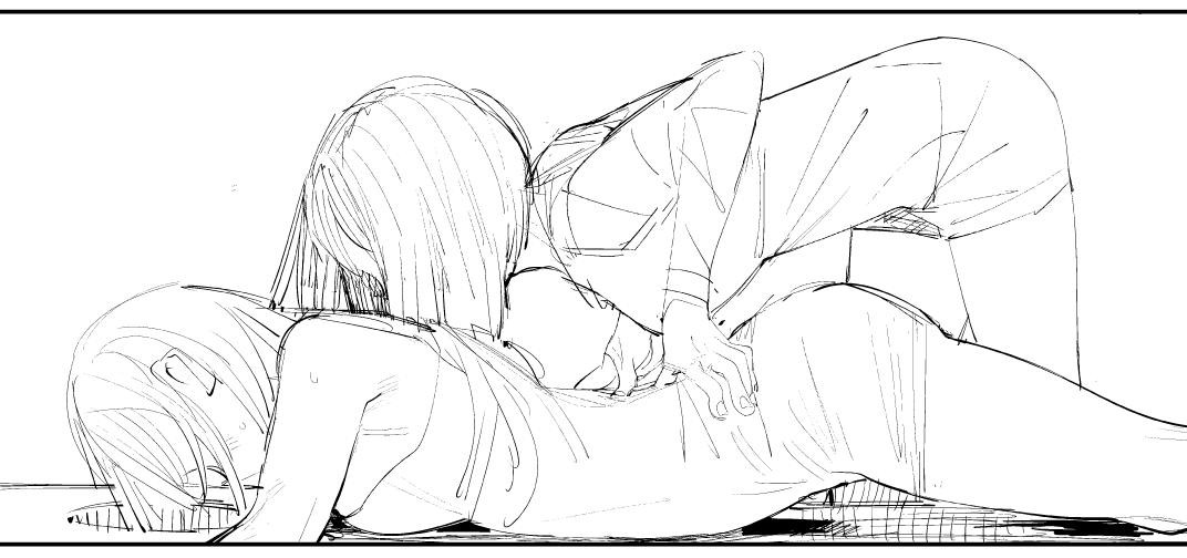 ペン入れを拒む美しいコマ 