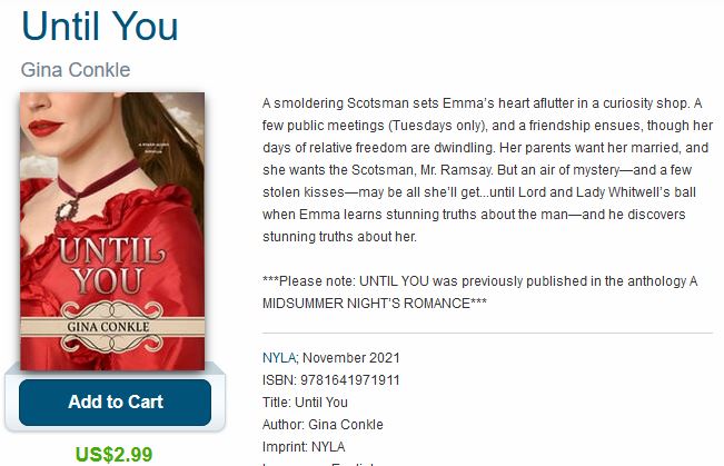 Gina Conkle's Until You is only $2.99 ebooks.com/en-us/book/210…
