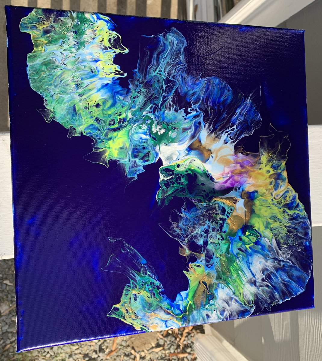 obsessed over these dutch pours i did the other night!! #acrylicpainting #paintpour