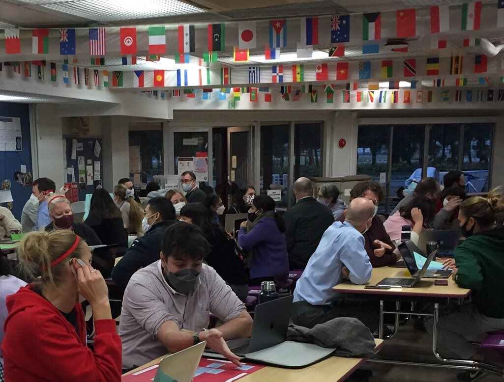 Our teachers discussed our learning principles at our faculty meeting today.