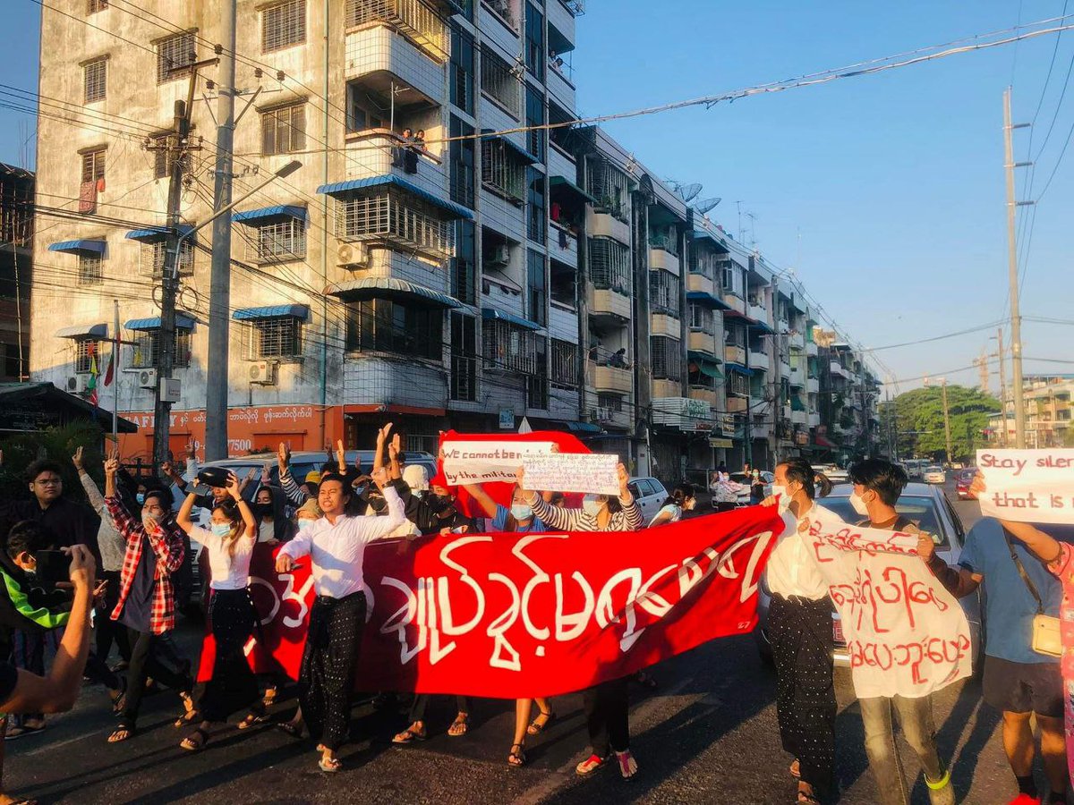 လုံးဝအုပ်ချုပ်ခွင့်မရစေရ။
တကသများ - ရန်ကုန်
#ASU
#Revolution
#Yangon
#StudentsUnion