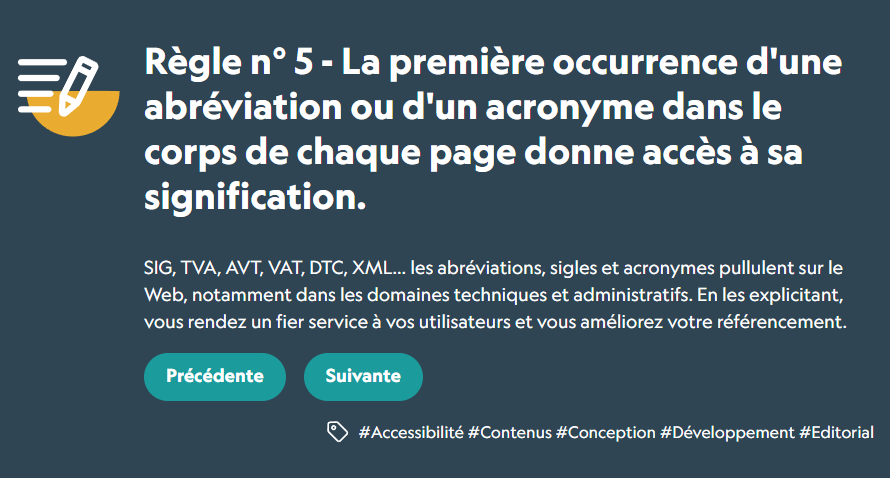 RashelMedia's tweet image. Les #acronymes, c&apos;est le mal !!! Même #Opquast le dit ! checklists.opquast.com/fr/assurance-q… #assuranceQualiteWeb #opquastDay #communication
