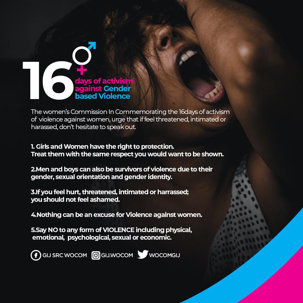 gijsrc_official's tweet photo. @WocomGij commemorate the 16days of activism against female gender based on violence .  #Gijsrc https://t.co/Zq0WbztUIj