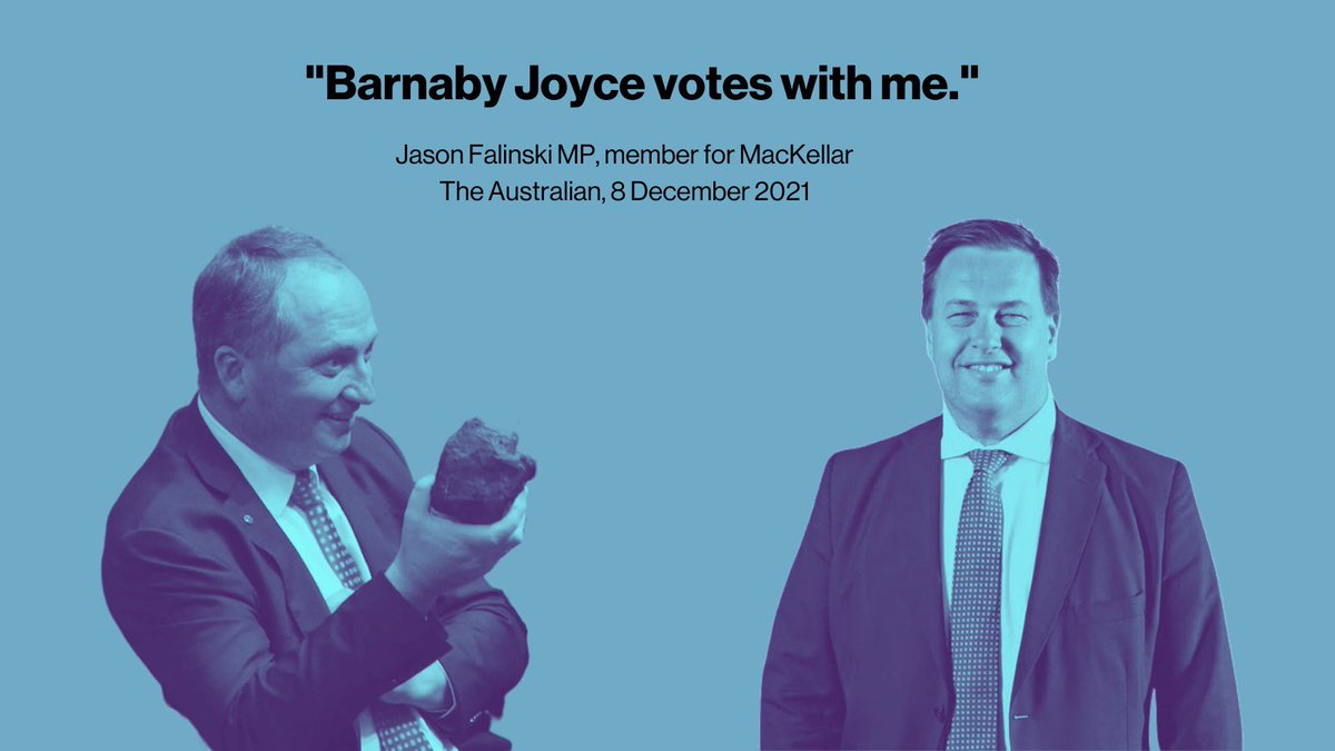 simonahac's tweet image. i’ve said it before, and i’ll say it again…

a vote for @JasonFalinkskiMP is a vote for @Barnaby_Joyce. 

#MackellarVotes