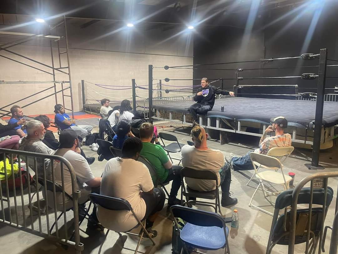 RMPAcademy's tweet photo. Tues night Character Development class inside the #RMPSummit.
Visit https://t.co/wJdBW3Cb9t for info on starting your journey in Professional Wrestling!
#rmp #aswarm #ovw #prowrestling #training #cxe #gruntstyle #athlete #cxe #gruntstyle #wrestling #twitch #fite #youtube https://t.co/GLJ3RcTwOB