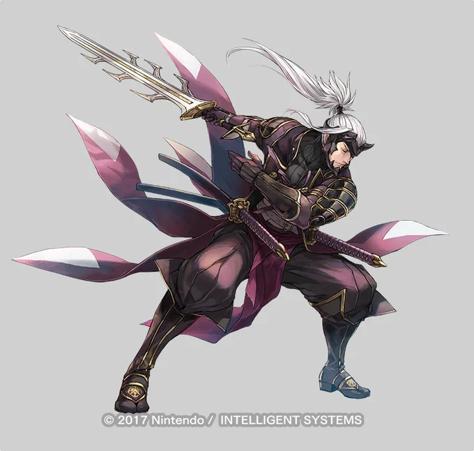 【お仕事】ファイアーエムブレム ヒーローズにて「ソンシンの剣聖 レンハ」のイラストを担当させて頂きました!何卒宜しくお願い致します✨ 