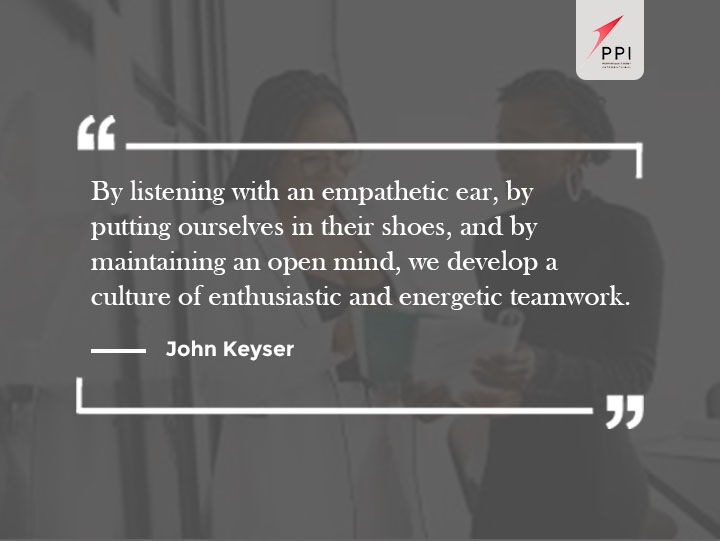 PPIextra's tweet photo. Listening and having empathy are the most important traits any leader should possess. 
“Most of the successful people I’ve known are the ones who do more listening than talking.” – Bernard Baruch

#PPIextra #Leadershiptip https://t.co/ehhdUUXHYh