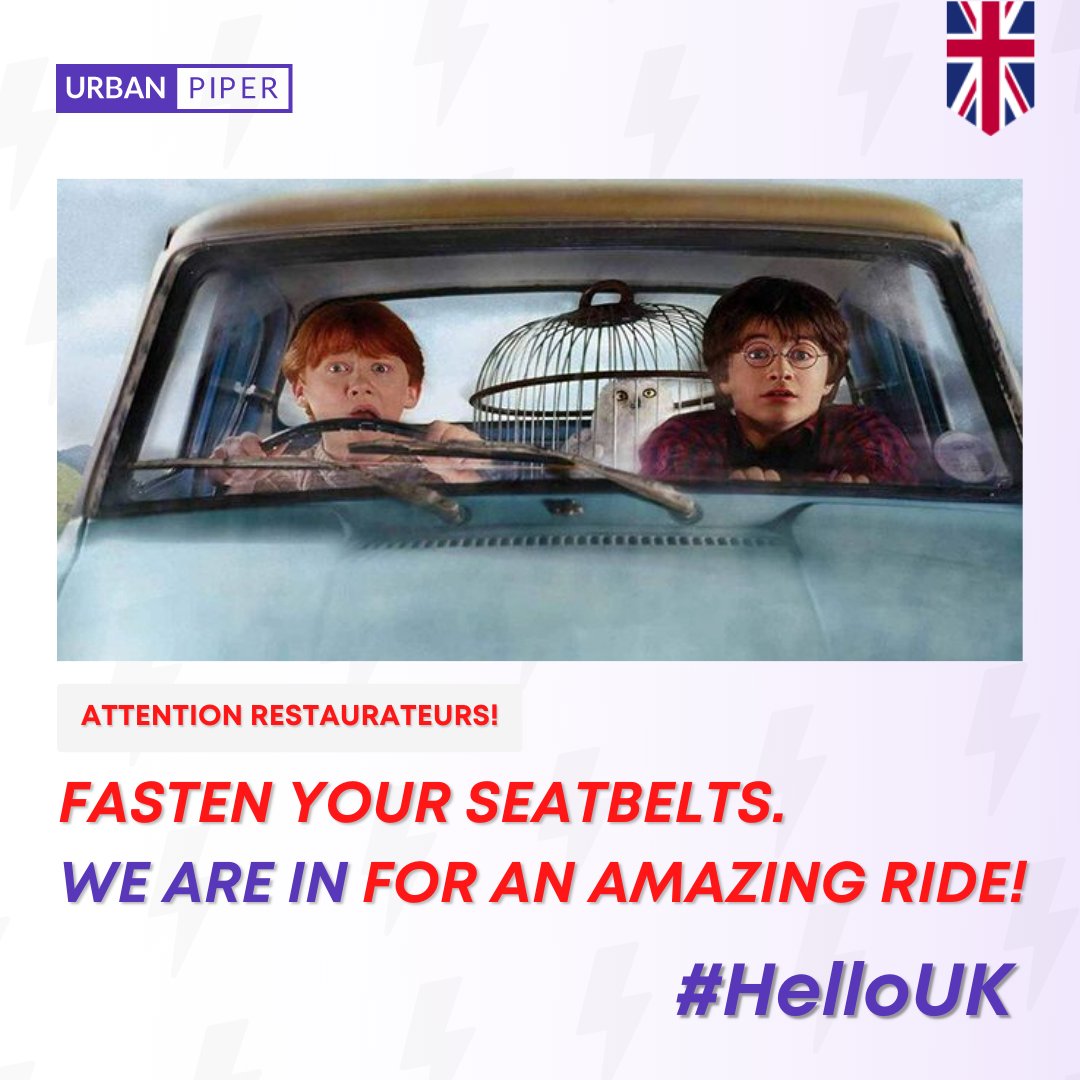 urbanpiper's tweet photo. UrbanPiper &amp; restaurateurs, a duo as iconic as Harry &amp; Ron! Buckle up UK, UrbanPiper is coming your way.

#HelloUK #UK #UrbanPiper #FoodDelivery #RestaurantTech #FoodTech #OnlineOrdering #RestaurantManagement #PointOfSale https://t.co/kgrRhz2smL