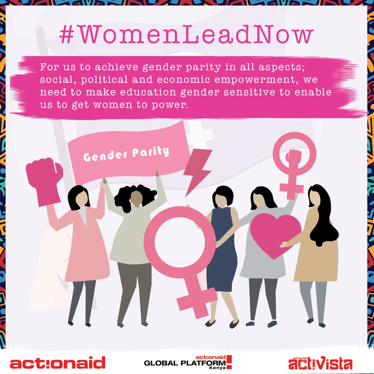 Women don't need to find their vioces,they need to be empowered to use it and people need to be urged to listen
#womenLeadNow