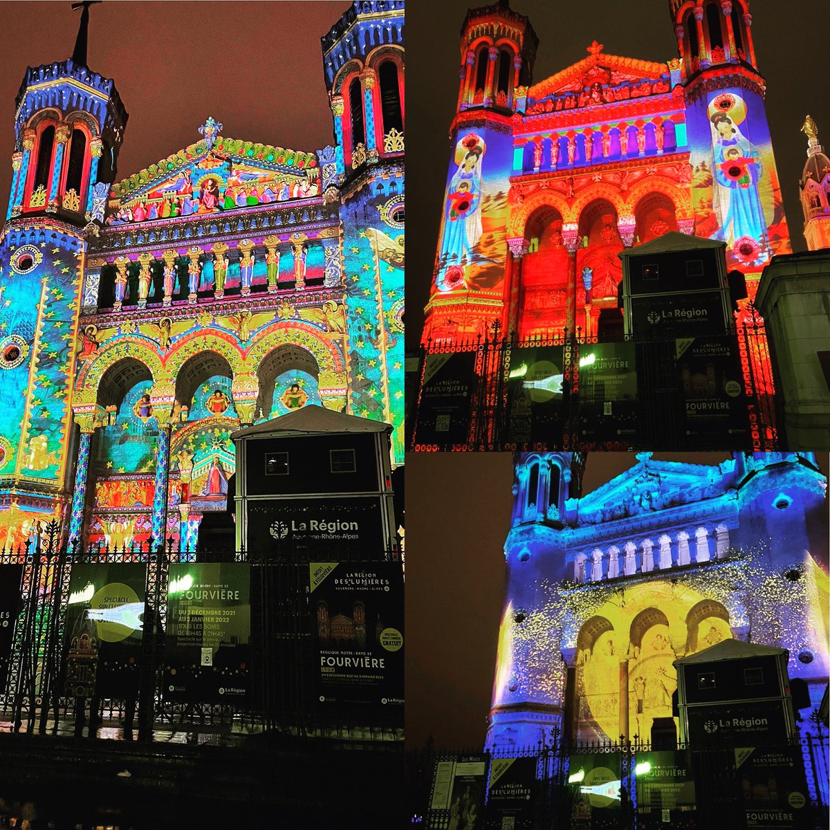 Sublime Basilique de Fourvière 🤩Merci Marie ! 8 décembre Lumignons #onlylyon #basiliquedefourviere #FeteDesLumieres