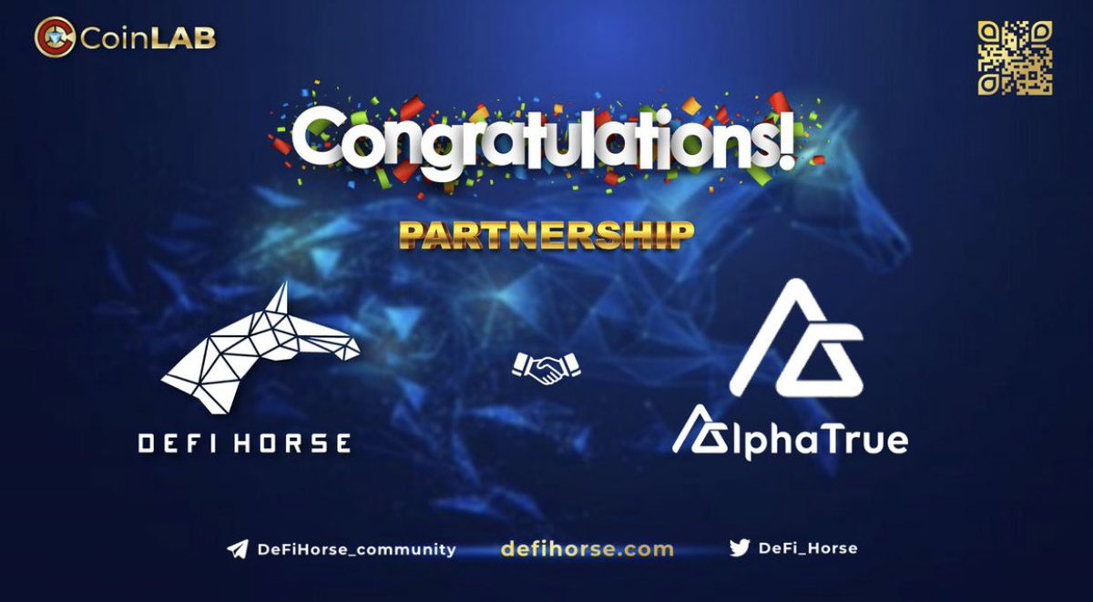 Darcy21814809's tweet photo. 📢 partnership News
@Defi_Horse and @AlphaTrueAPT🤝.
#AlphaTrue in simple terms have the ability to use lots of methods to develop a project and wrap it all up into one of the best ....
Simples 😁
@CoinLAB_Offi #Ido #gamefi https://t.co/Wm3oHIiKoO