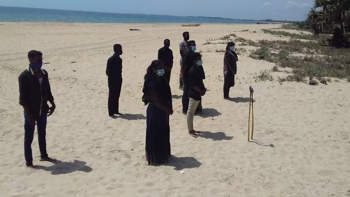JDSLanka's tweet photo. 10 #Tamils arrested by #SriLanka police on 18 May under #PTA for lighting a flame of remembrance for the war dead at #Kiran beach in #Kalkudah, #Batticaloa were released on bail, today, by #Valaichchenai district/magistrate court after being held in prison for nearly 7 months. https://t.co/hEhTGLiCrl