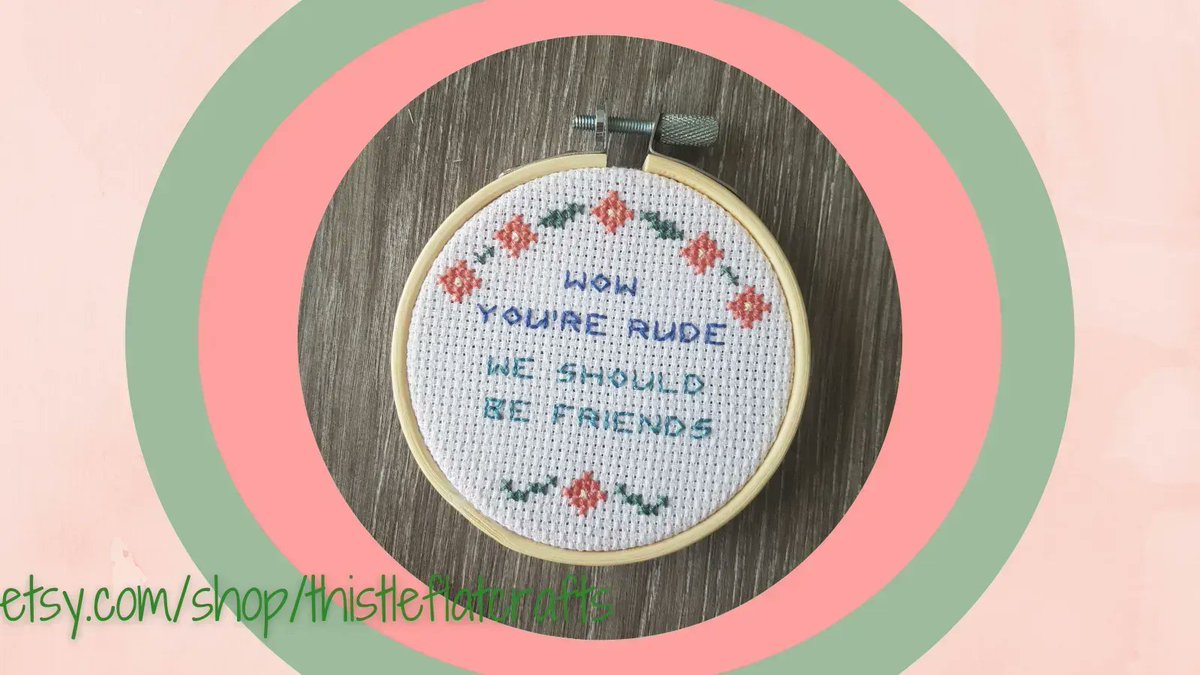 As a adult it can be so difficult to make new friends 😁 

ThistleflatCrafts.etsy.com

#MHHSBD #friendship #FriendshipGoals #EarlyBiz