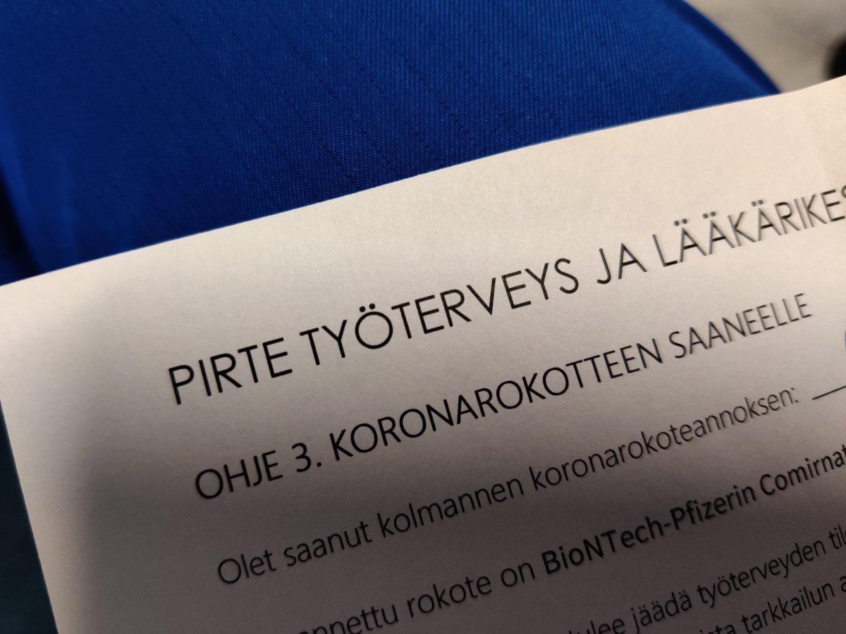 EskolaVesa's tweet photo. 3. Koronarokote - done! Hyvin käy henkilökunta rokottautumassa. Iloista ja innokasta porukkaa liikkeellä. #tays #pirte https://t.co/I27VjAhswt