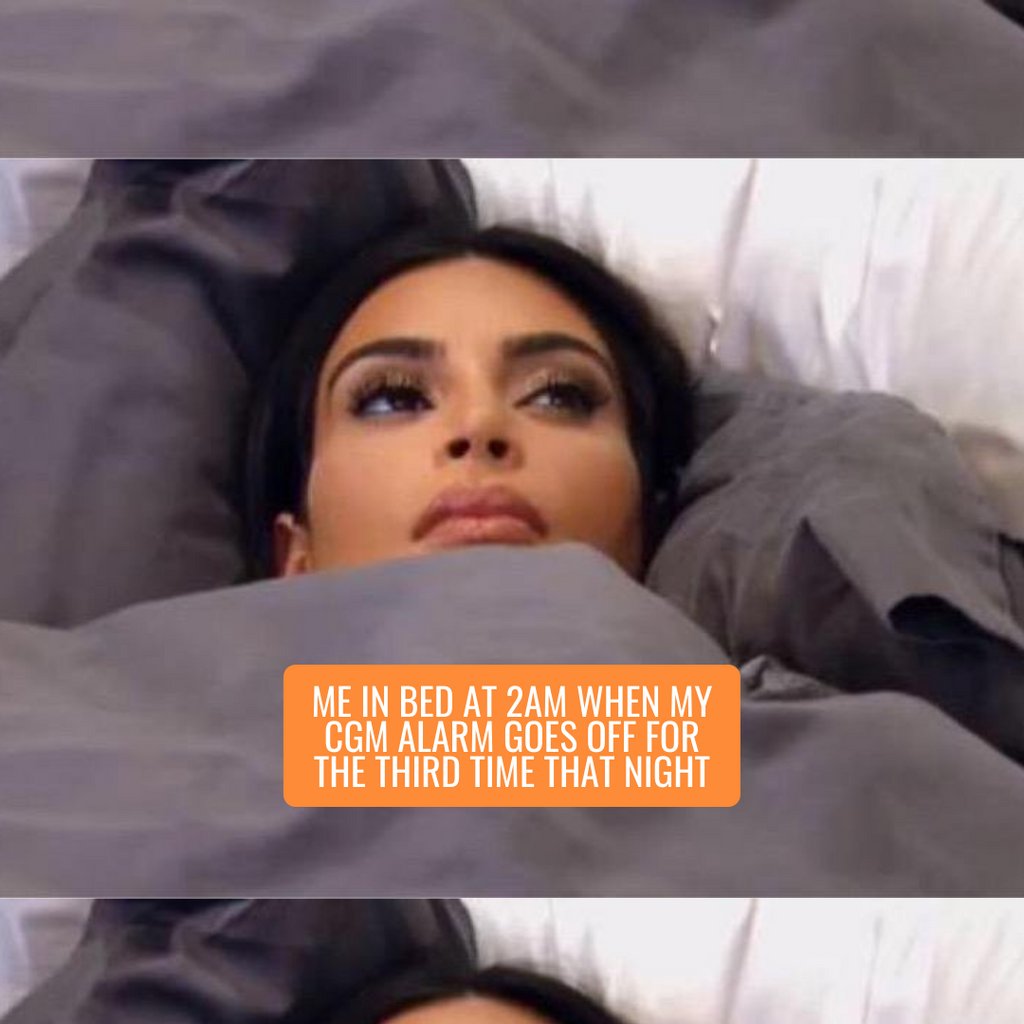 Is one good night's sleep too much to ask for? 

#diabetes #t1d #diabetic #diabetesawareness #type1diabetes #cgmforall