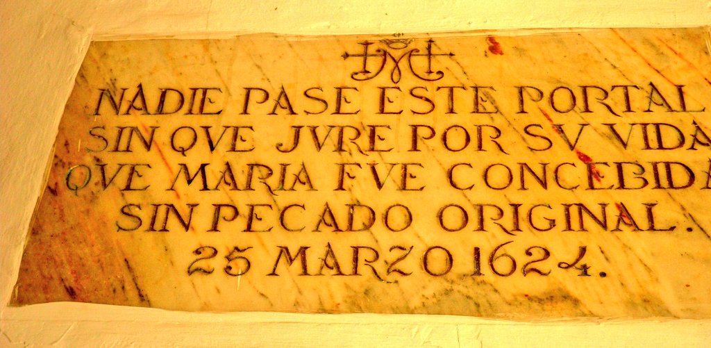 JorgePay1's tweet photo. En 1624, en el santuario de las #Virtudes de #Villena, por entonces dentro de la corona de #Castilla, se colocó una lápida con una elocuente frase en defensa de la #concepcióninmaculada de María. Pocas obras, oigan, con los inmaculistas del seiscientos.
#InmaculadaConcepción https://t.co/QaTRHhVvoG