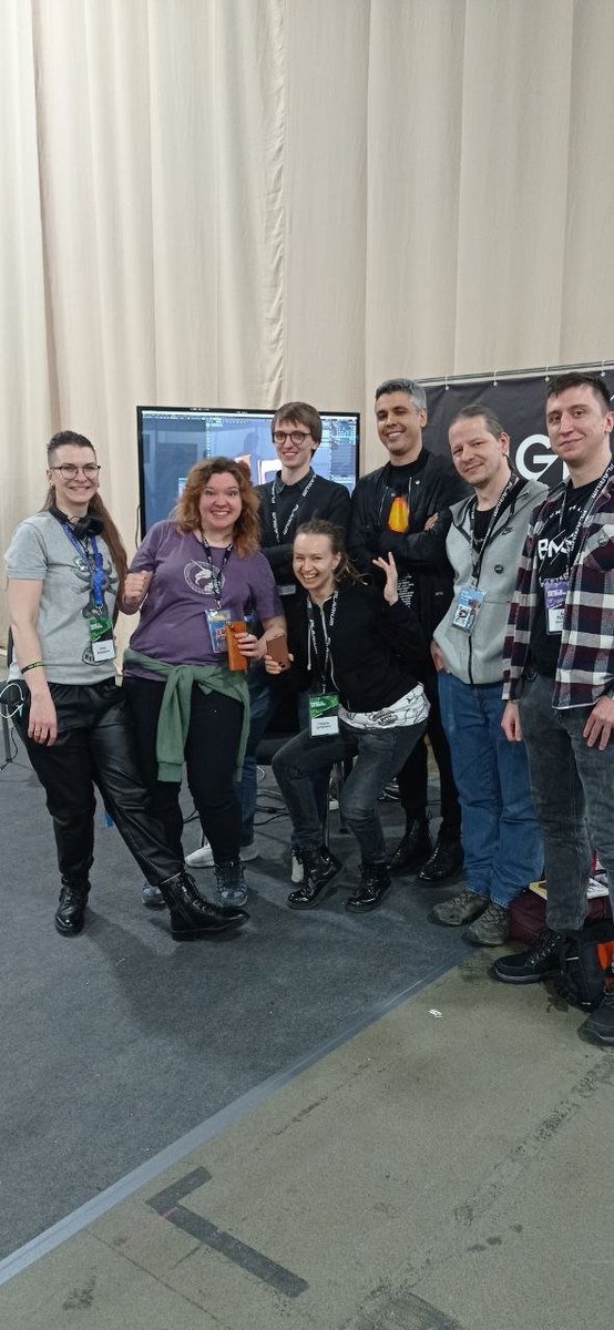 TLytvynova's tweet photo. That's really hard to explain my feelings from #GamesGathering2021Kiev in few strokes - it was amazing to meet legends, whom I saw on screen only:) #GamesGathering #GG2021Kiev #gamedeveloper #gamedev #game #games #videogames #3dart #gamedevelopment #3DCG #gamedevs #gamedeveloper https://t.co/DJqDRWYKnm