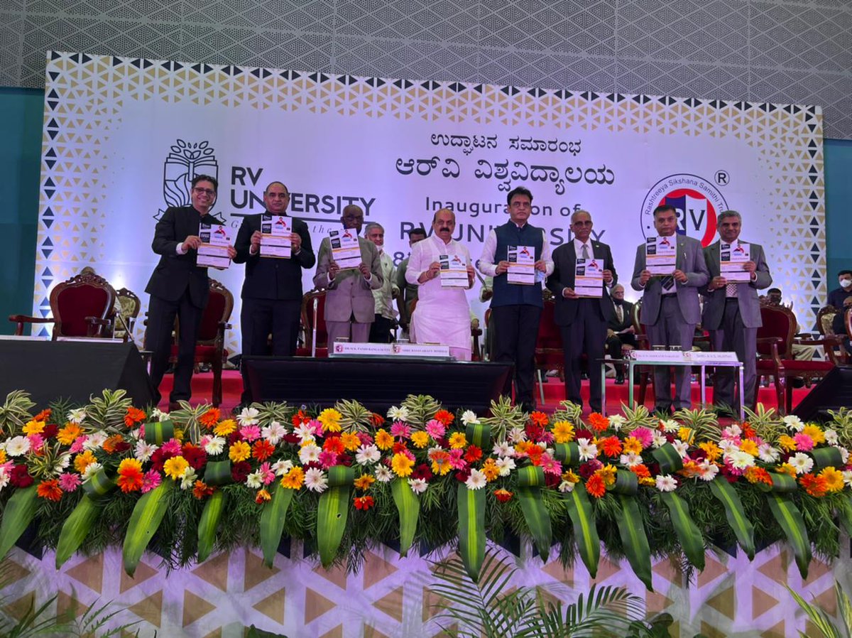 RV University (@rvuniversity_) on Twitter photo #RVU launches the School of Business on the day of inauguration of RV University. <a href="/CMofKarnataka/">CM of Karnataka</a>
<a href="/drashwathcn/">Dr. C.N. Ashwath Narayan</a> <a href="/OfficeofAshwath/">Office of Dr. Ashwathnarayan</a> <a href="/Dwari1008/">DP</a> #RVUInauguration #InaugurationDay #Inauguration2021 #RVU #RVU launches the School of Business on the day of inauguration of RV University. <a href="/CMofKarnataka/">CM of Karnataka</a>
<a href="/drashwathcn/">Dr. C.N. Ashwath Narayan</a> <a href="/OfficeofAshwath/">Office of Dr. Ashwathnarayan</a> <a href="/Dwari1008/">DP</a> #RVUInauguration #InaugurationDay #Inauguration2021 #RVU