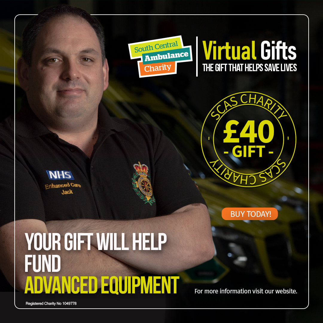 Our enhanced pre-hospital clinicians provide voluntary support at major trauma incidents.  Can you help them by funding new, advanced life saving equipment?  Take a look at our virtual gifts at scascharity.org.uk/shop <a href="/SCAS999/">South Central Ambulance Service</a> <a href="/SCASJobs/">#SCASJobs</a> <a href="/BASICS_SCAS/">SCAS BASICS</a> <a href="/SCAS_HART/">SCAS HART</a>