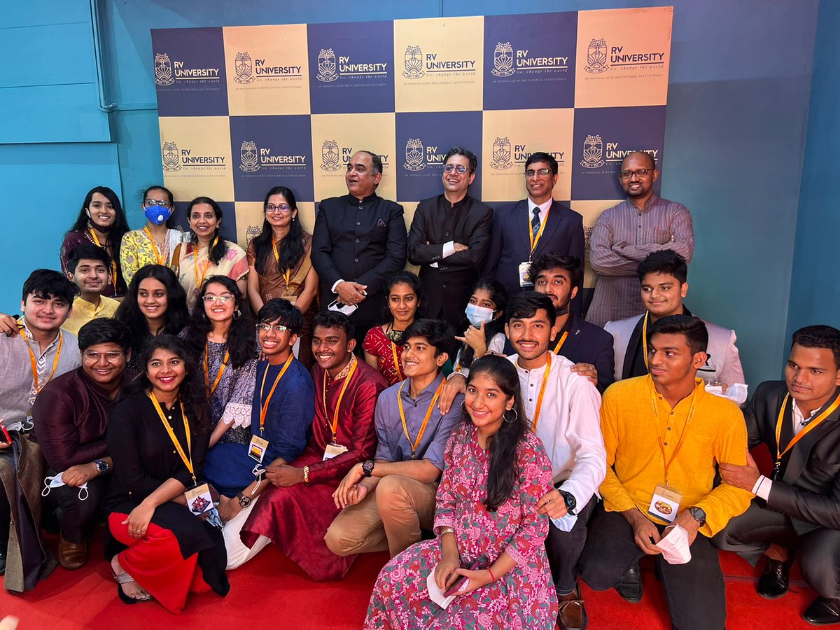 RV University (@rvuniversity_) on Twitter photo Students of the School of Economics and Finance with the Faculty, Deans and the Vice Chancellor at the inauguration of RV University.
<a href="/CMofKarnataka/">CM of Karnataka</a>
<a href="/drashwathcn/">Dr. C.N. Ashwath Narayan</a> <a href="/OfficeofAshwath/">Office of Dr. Ashwathnarayan</a> <a href="/Dwari1008/">DP</a> #RVUInauguration #InaugurationDay #Inauguration2021 #RVU Students of the School of Economics and Finance with the Faculty, Deans and the Vice Chancellor at the inauguration of RV University.
<a href="/CMofKarnataka/">CM of Karnataka</a>
<a href="/drashwathcn/">Dr. C.N. Ashwath Narayan</a> <a href="/OfficeofAshwath/">Office of Dr. Ashwathnarayan</a> <a href="/Dwari1008/">DP</a> #RVUInauguration #InaugurationDay #Inauguration2021 #RVU