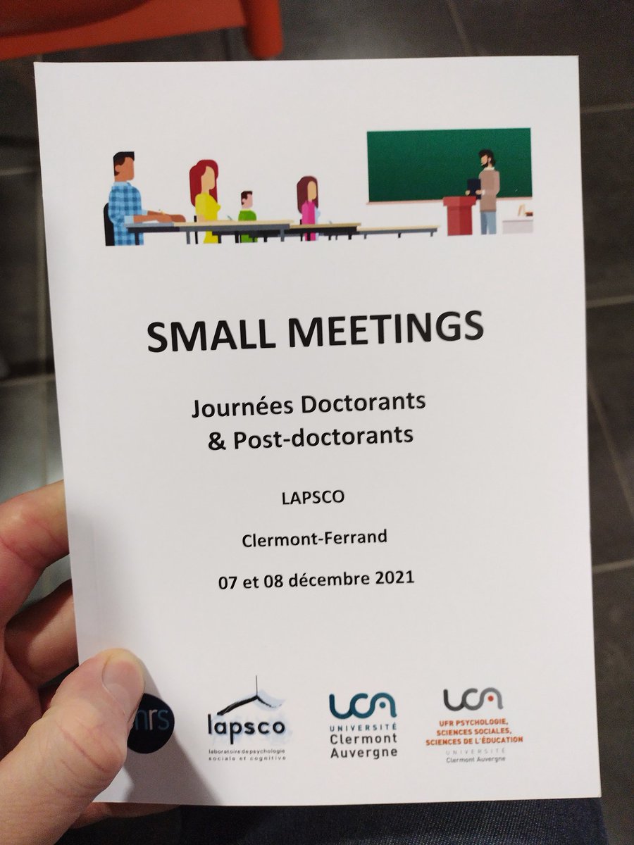 LAPSCO - Labo. de Psychologie Sociale et Cognitive (@lapscolab) on Twitter photo C'est parti pour la 2e journée des Small Meetings au <a href="/lapscolab/">LAPSCO - Labo. de Psychologie Sociale et Cognitive</a>: les docs et postdocs nous présentent leurs travaux ! <a href="/UCA_Recherche/">UCA Recherche</a> C'est parti pour la 2e journée des Small Meetings au <a href="/lapscolab/">LAPSCO - Labo. de Psychologie Sociale et Cognitive</a>: les docs et postdocs nous présentent leurs travaux ! <a href="/UCA_Recherche/">UCA Recherche</a>