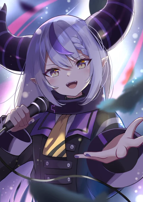 ラプラス・ダークネス💜
#Laplus_Artdesu 