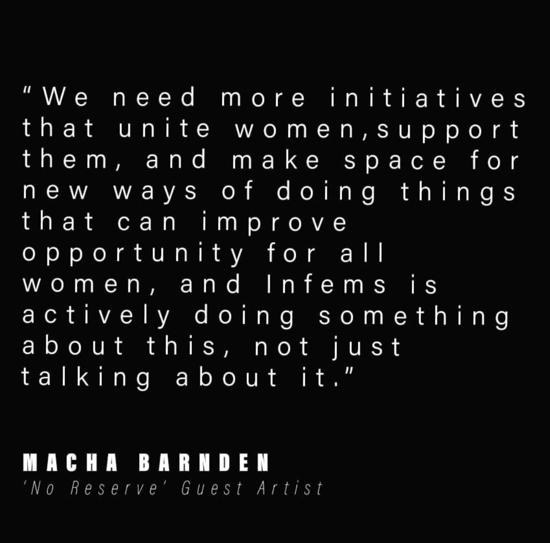 InFemsAC's tweet photo. No Reserve guest artist Macha Barnden writes about her experience on showing with #Infems at Leicester Contemporary

"by holding the exhibition as well as offering mentoring &amp; an artist talk, the Infems exhibition has increased interest &amp; engagement with the art scene locally.." https://t.co/xP5zCVh7VC