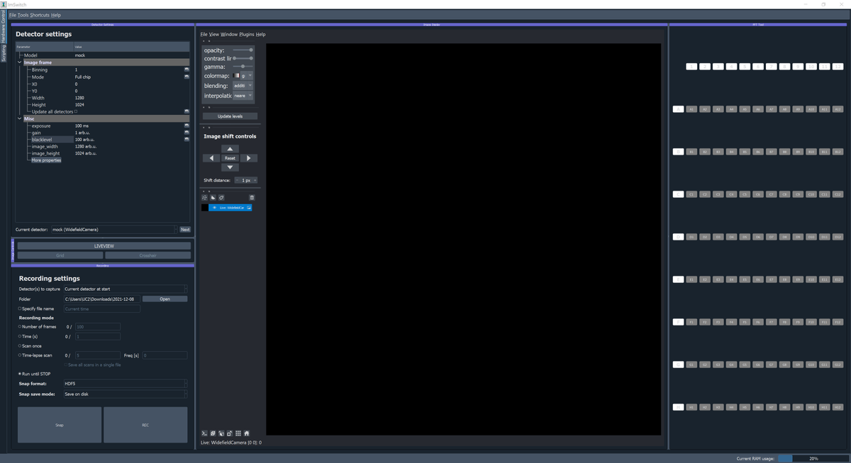beniroquai's tweet image. Way too excited not to show this. Multi-well plate support in #ImSwitch inside @napari_imaging - coming soon. (Hint: I&apos;m not a programmer and I still managed to implement it 😅, Thanks @xaviercasasm)