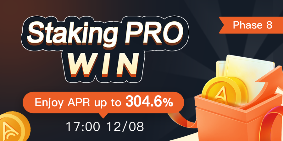 📣 “AOFEX Saving Product Staking PRO” Phase 8
🔥WIN locked staking available🔥
💰Enjoy APR up to 304.6%💰 
 ✅More tokens✅
⛏️ Locked staking  More returns⛏️ 

🏦Enjoy more benefits on AOFEX！

👉bit.ly/3pAKL2f