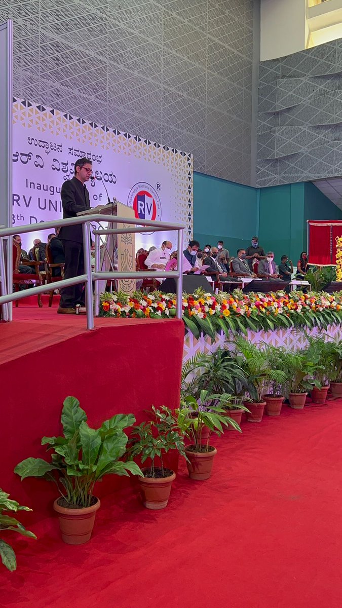 RV University (@rvuniversity_) on Twitter photo Pro Vice-Chancellor and Dean, School of Economics and Finances <a href="/Dwari1008/">DP</a> welcoming the dignitaries at the #RVUInaugurationDay.
#RVUniversity #Gochangetheworld
<a href="/CMofKarnataka/">CM of Karnataka</a> <a href="/RVUniversity_/">RV University</a> <a href="/RVInstitutions/">RV Institutions</a> <a href="/drashwathcn/">Dr. C.N. Ashwath Narayan</a> <a href="/OfficeofAshwath/">Office of Dr. Ashwathnarayan</a> <a href="/ysr4rights/">YSR Murthy</a> <a href="/Dwari1008/">DP</a> Pro Vice-Chancellor and Dean, School of Economics and Finances <a href="/Dwari1008/">DP</a> welcoming the dignitaries at the #RVUInaugurationDay.
#RVUniversity #Gochangetheworld
<a href="/CMofKarnataka/">CM of Karnataka</a> <a href="/RVUniversity_/">RV University</a> <a href="/RVInstitutions/">RV Institutions</a> <a href="/drashwathcn/">Dr. C.N. Ashwath Narayan</a> <a href="/OfficeofAshwath/">Office of Dr. Ashwathnarayan</a> <a href="/ysr4rights/">YSR Murthy</a> <a href="/Dwari1008/">DP</a>