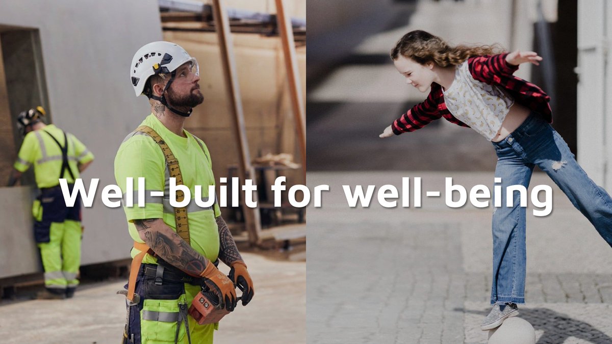 How can we contribute to well-being in your community? We have a deep understanding of the needs of our customers, and the needs of all the people using the workplaces, schools and homes we help create accross 17 countries.

#WellbuiltForWellbeing