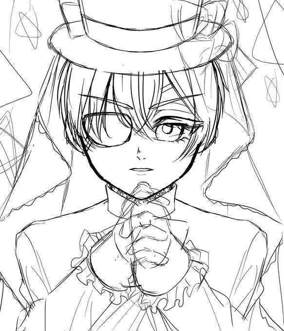 船の中で酔いながら描いた 